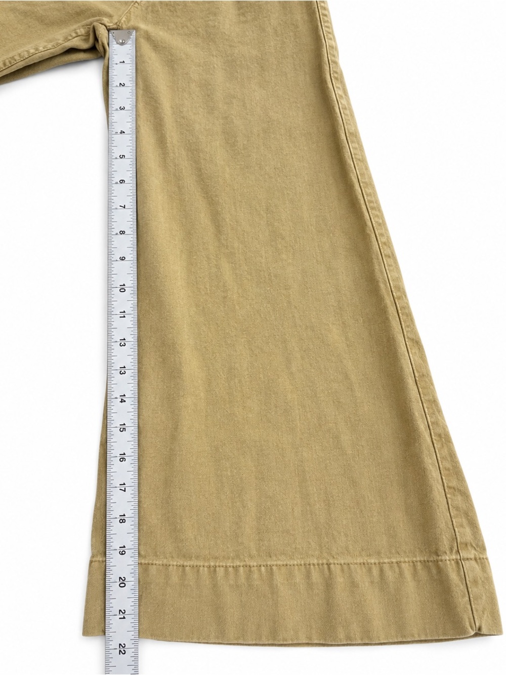 J. Jill Wide Leg Linen Blend Pants Tan Extra Small Petite XSP - Picture 8 of 9